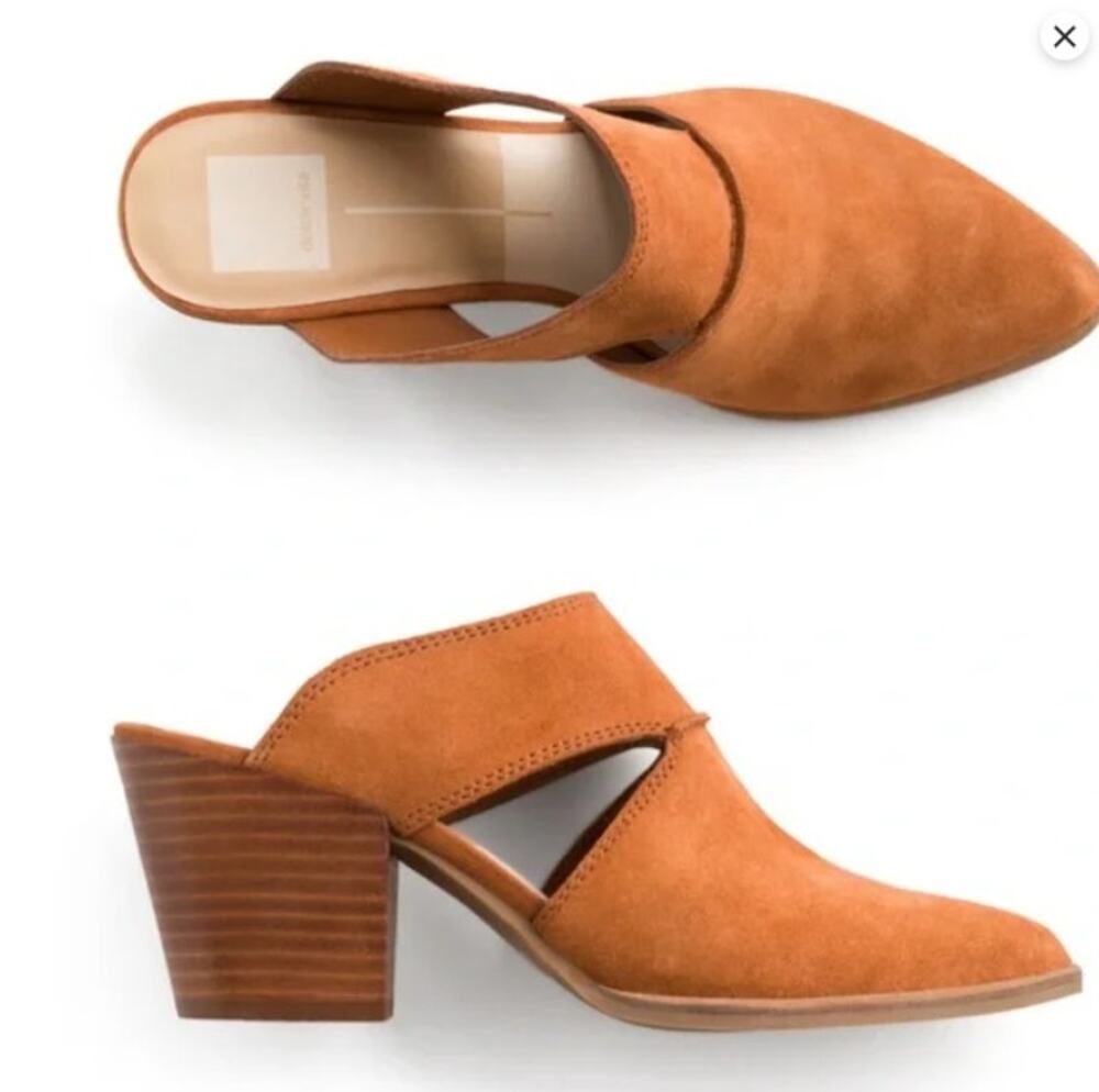 Dolce Vita Rogin Suede Heeled Mule, size 8.5